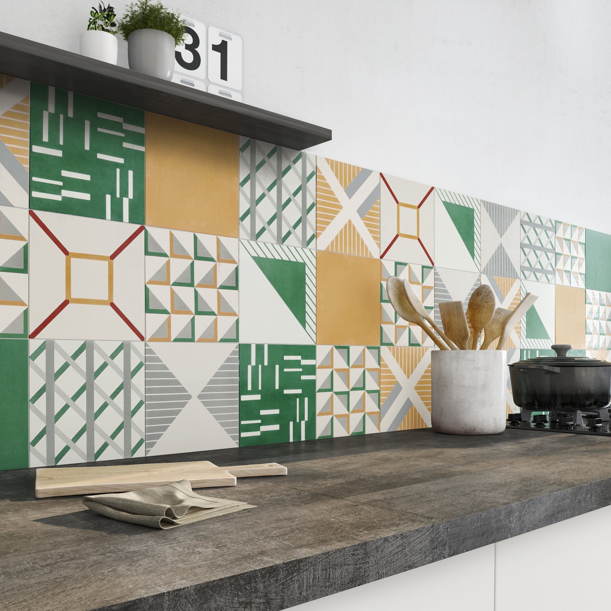Des Carreaux De Ciments Contemporains Et Modernes Leroy Merlin