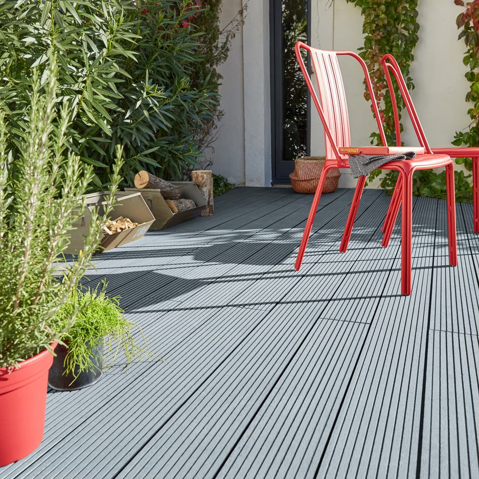 Poser Une Terrasse En Composite Leroy Merlin