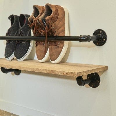 un dressing style industriel pour deux leroy merlin