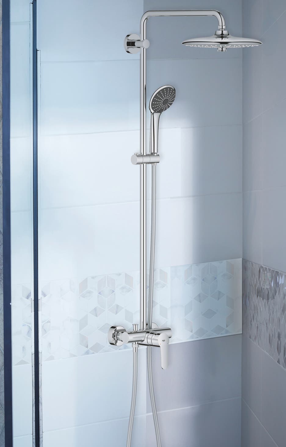 3 jets réglables pour un massage sous la douche Leroy Merlin